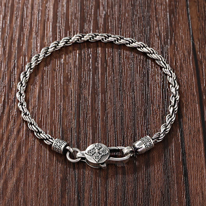 WorldNorse Handcrafted 925 Silver Wheat Wrist Bracelet - image 3