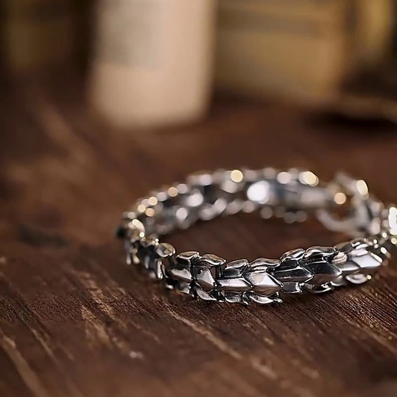 WorldNorse 925 Sterling Silver Protection Force Dragon Bracelet - image 6