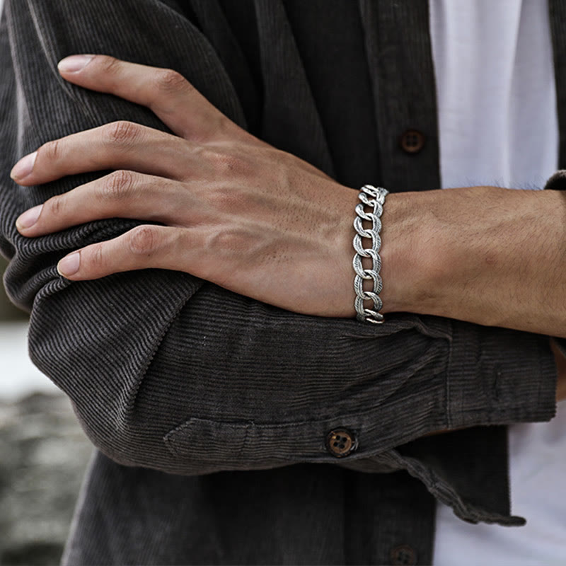 WorldNorse 925 Sterling Silver Feather Bracelet - image 4