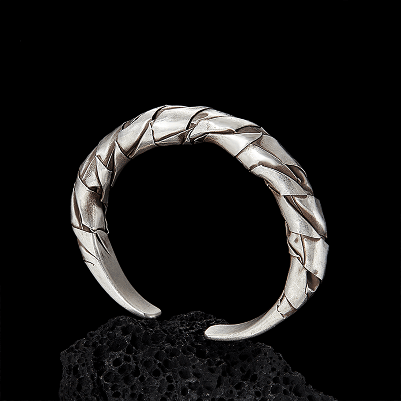 WorldNorse Handcrafted 925 Silver Braided Bracelet - image 2