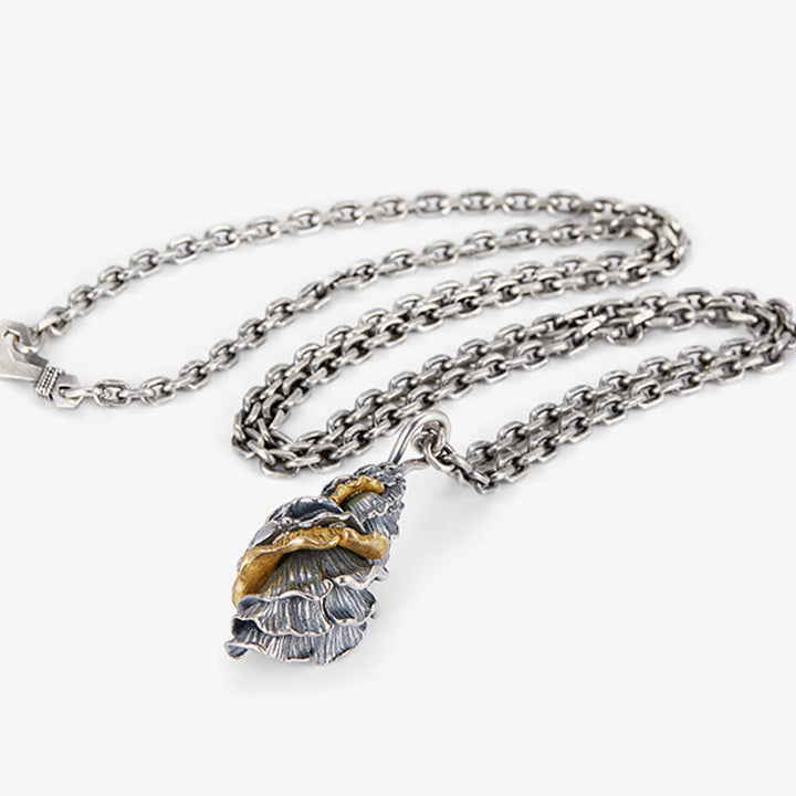 WorldNorse Handcrafted 925 Silver Conch Necklace - image 4