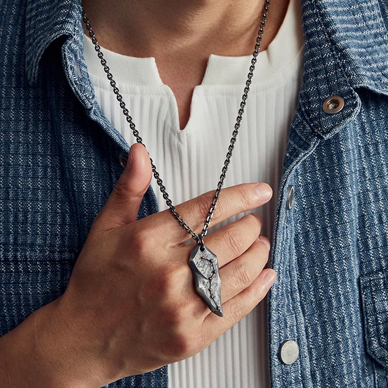 WorldNorse 925 Sterling Silver Big Dipper Necklace - image 2