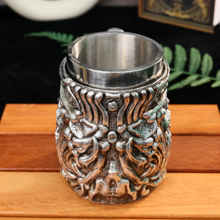 WorldNorse Retro Skeleton Beer Steins Tankard Mug