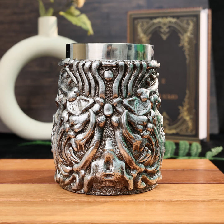 WorldNorse Retro Skeleton Beer Steins Tankard Mug