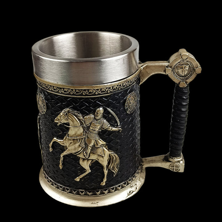 WorldNorse Medieval Viking Warrior Beer Tankard Mug