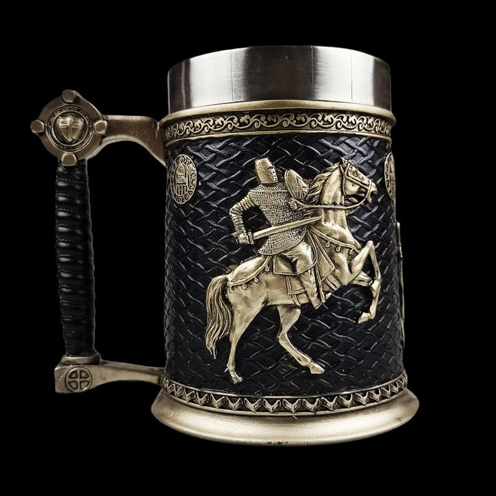 WorldNorse Medieval Viking Warrior Beer Tankard Mug