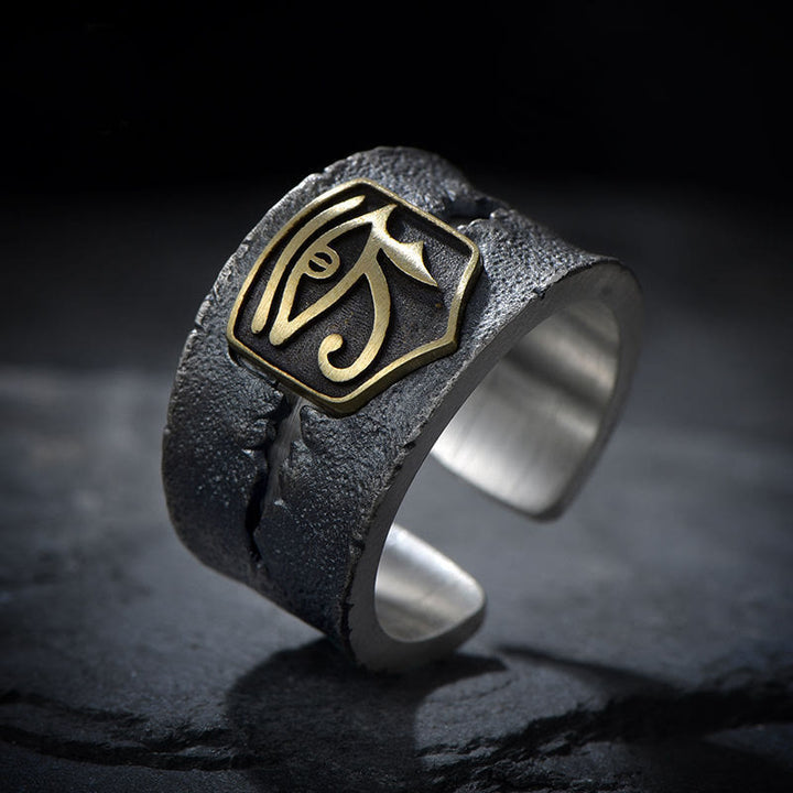 WorldNorse EYE OF RA Protective Open Ring - Ring - image 0