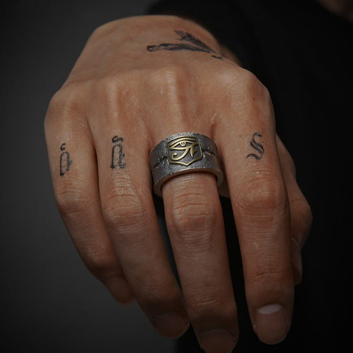 WorldNorse EYE OF RA Protective Open Ring - image 1