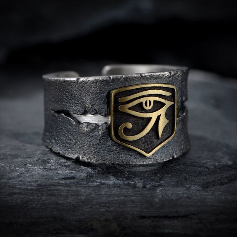 WorldNorse EYE OF RA Protective Open Ring - image 4