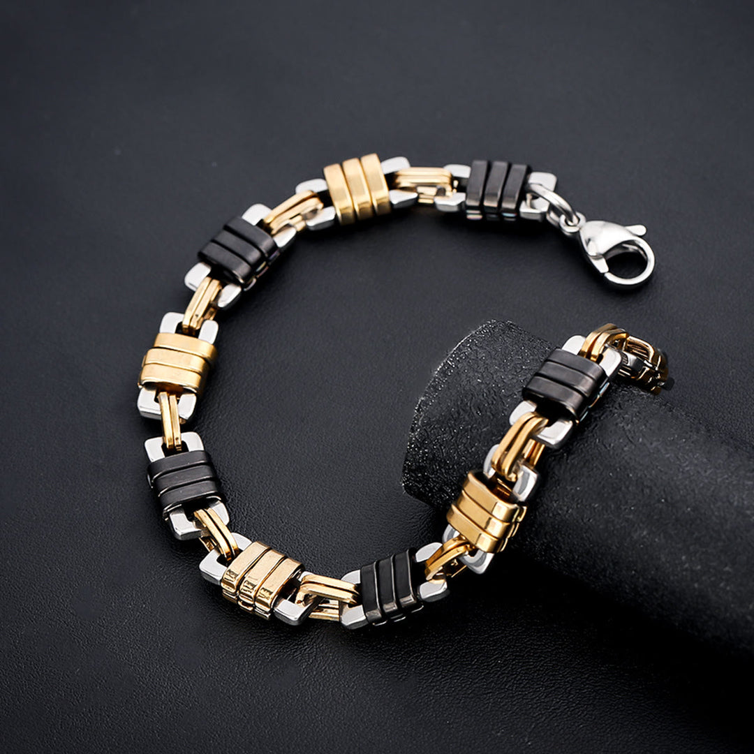 WorldNorse Stainless Steel Mens Polished Chain Link Bracelet - image 4