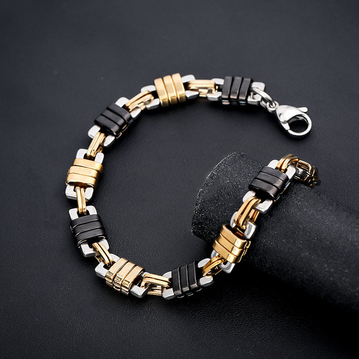 WorldNorse Stainless Steel Mens Polished Chain Link Bracelet - image 4