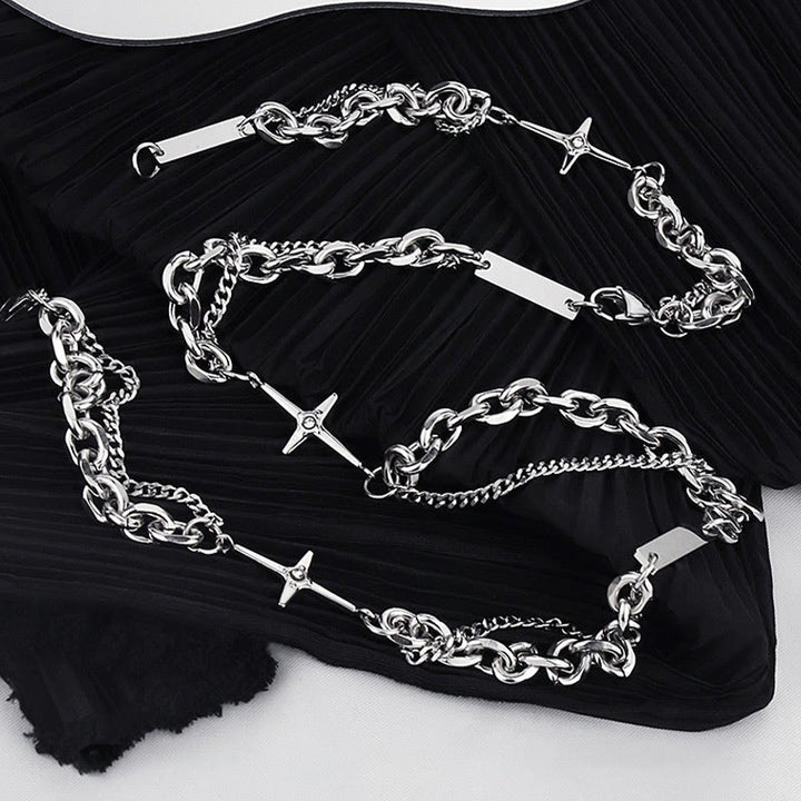 WorldNorse Starlight Charm Cable Chain Curb Chain Bracelet - image 5