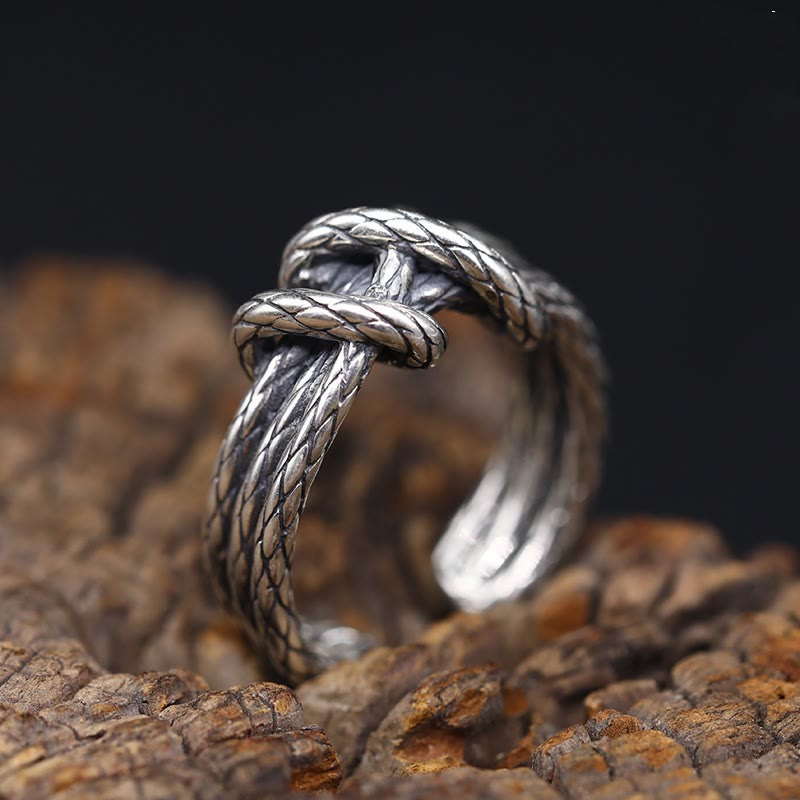 WorldNorse Twist Rope Knot Ring - image 2