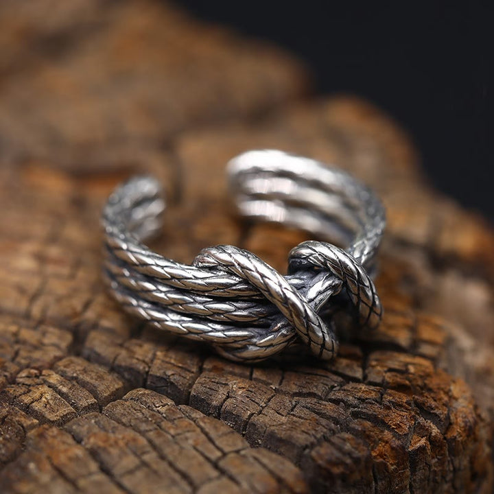 WorldNorse Twist Rope Knot Ring - image 3