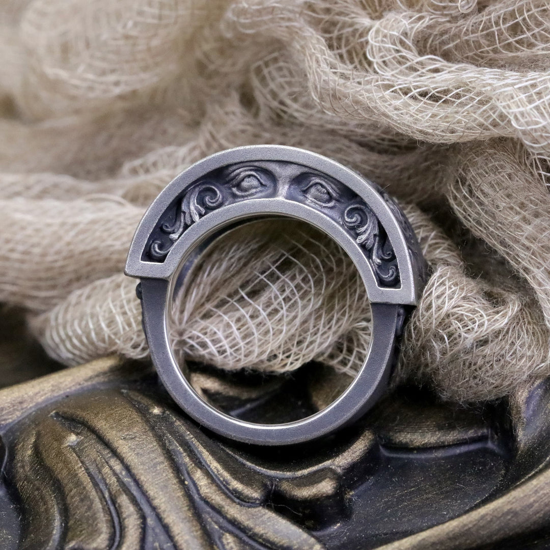 WorldNorse Dark Eye Engraved Ring - image 3
