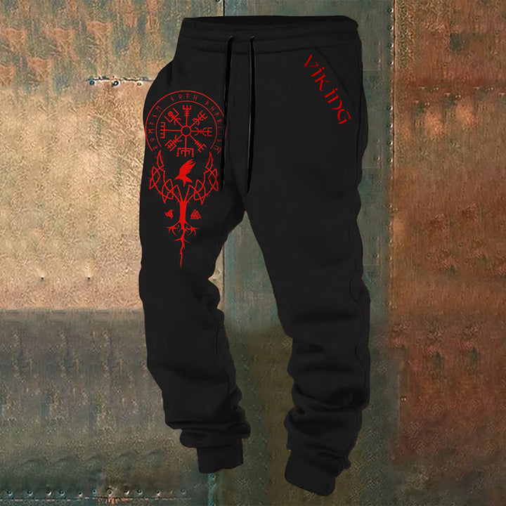 WorldNorse Viking Rune Totem Sweatpants - US/UK/AU52，EU62 (6XL) - image 0