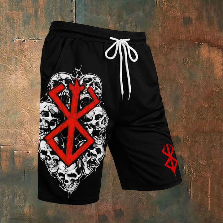 WorldNorse Viking Rune Casual Shorts