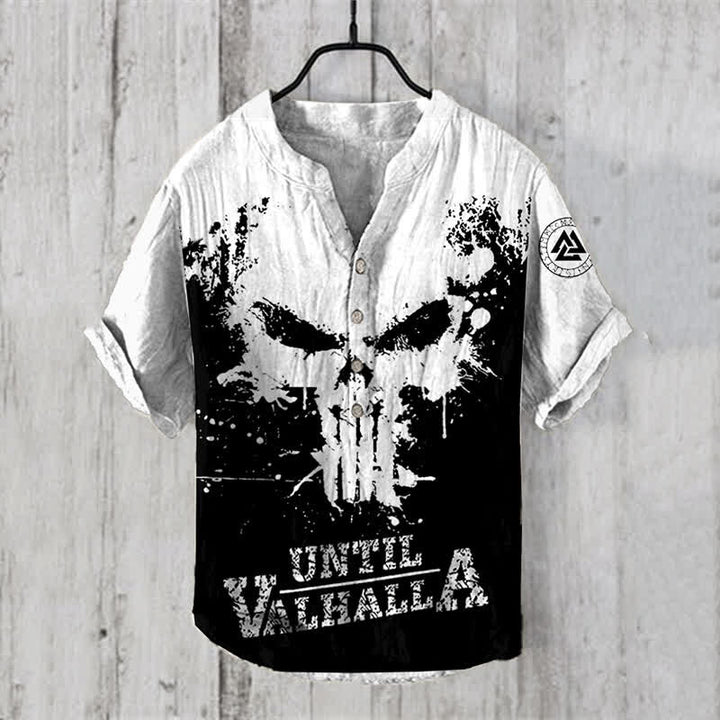 WorldNorse Viking Valknut Rune Until Valhalla Casual Shirt - US/UK/AU50，EU60 (5XL) - image 1