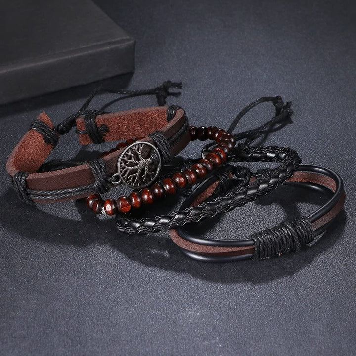 WorldNorse Tree Of Life Handmade Leather Bracelet - image 4