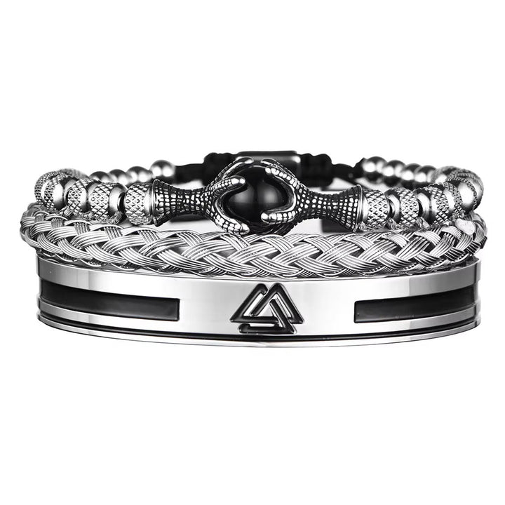 WorldNorse Viking Valknut Warrior Bracelet - Claw Set B - image 6