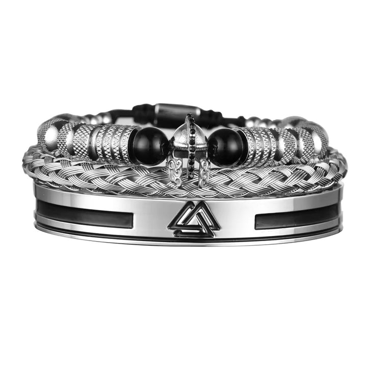 WorldNorse Viking Valknut Warrior Bracelet - Warrior Set B - image 5