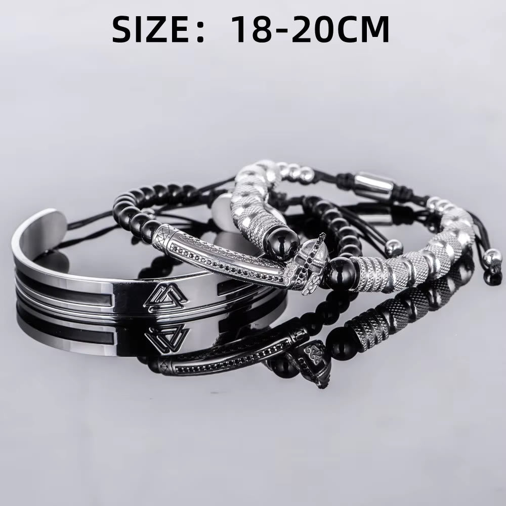 WorldNorse Viking Valknut Warrior Bracelet - image 9