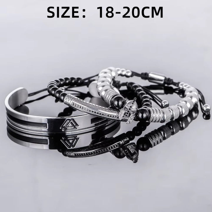 WorldNorse Viking Valknut Warrior Bracelet - image 9