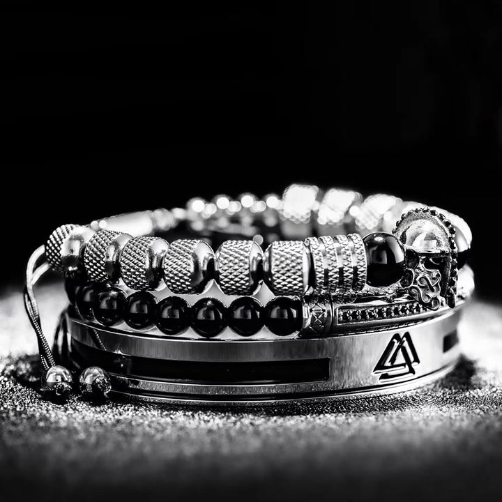 WorldNorse Viking Valknut Warrior Bracelet - image 2