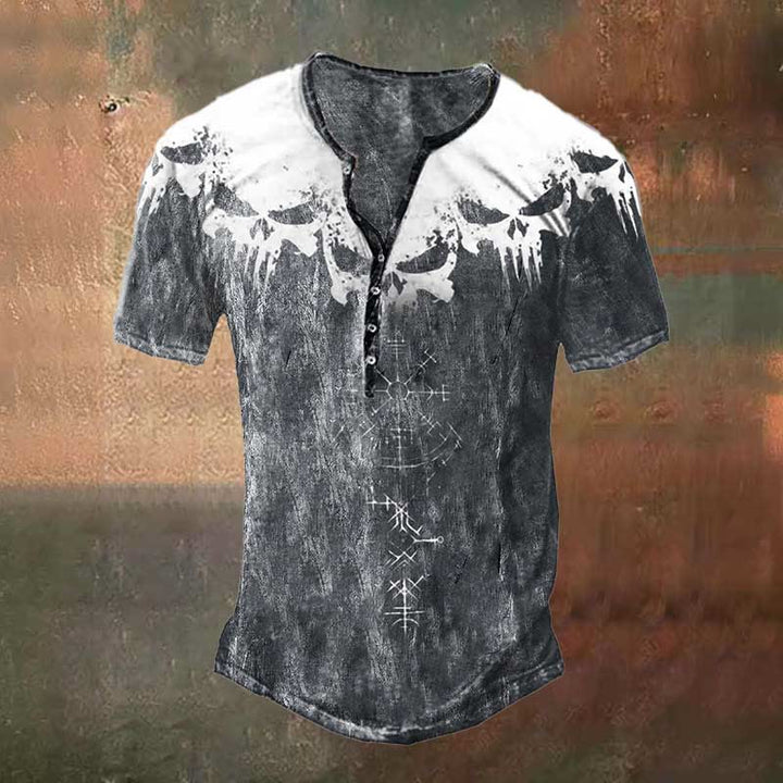 WorldNorse Vintage Vegvisir Print T-Shirt