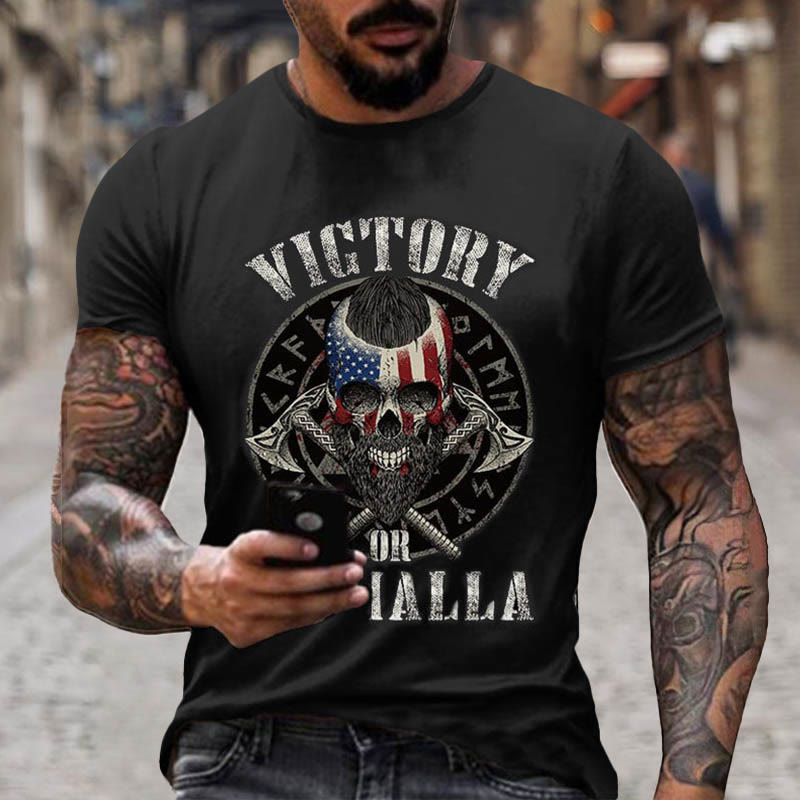 WorldNorse Rune Viking Axe Short T-Shirt - US/UK/AU52，EU62 (6XL) - image 0