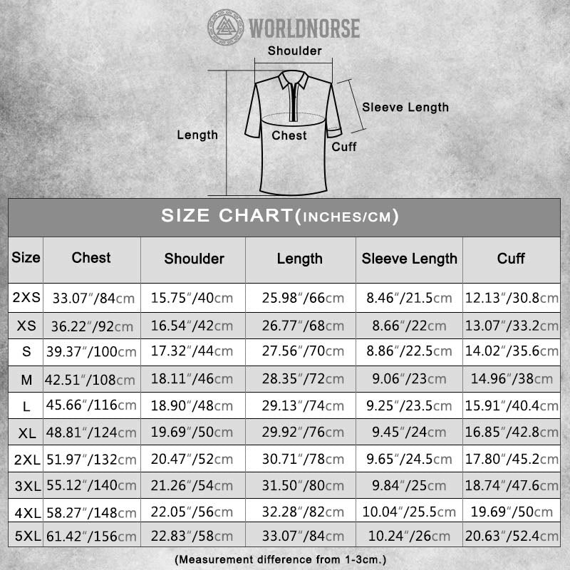 WorldNorse Norse Dragon Celtic Vegvisir Zipper Polo Shirt