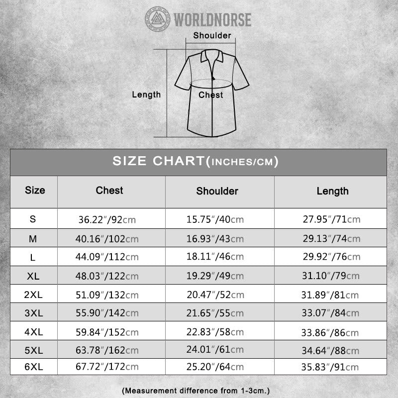 WorldNorse Vegvisir Raven Bleeding Polo Shirt & Shorts Co-Ord Set