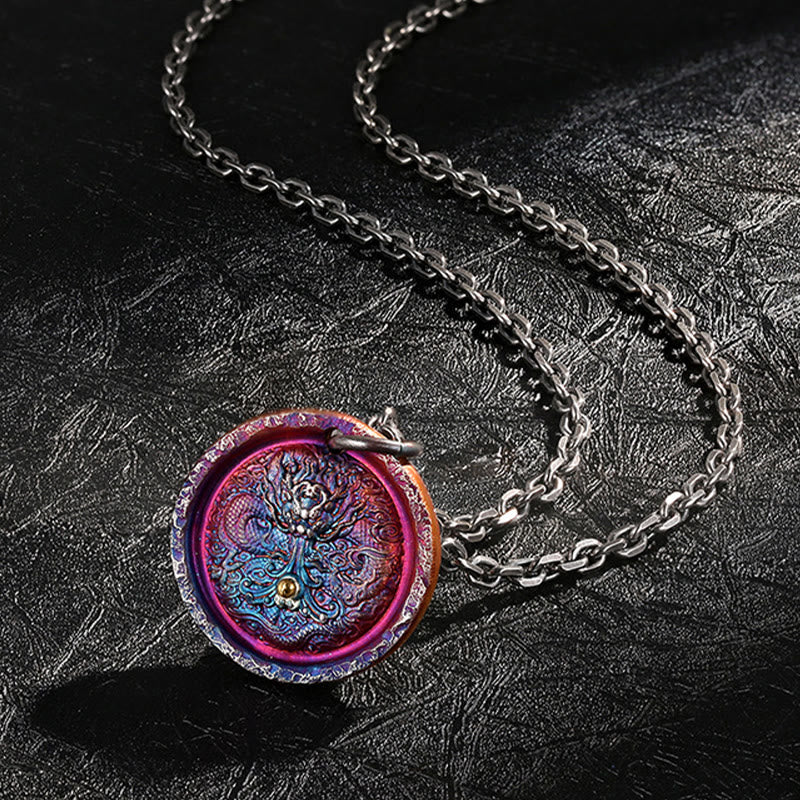 WorldNorse Dragon Coil Yggdrasil Necklace