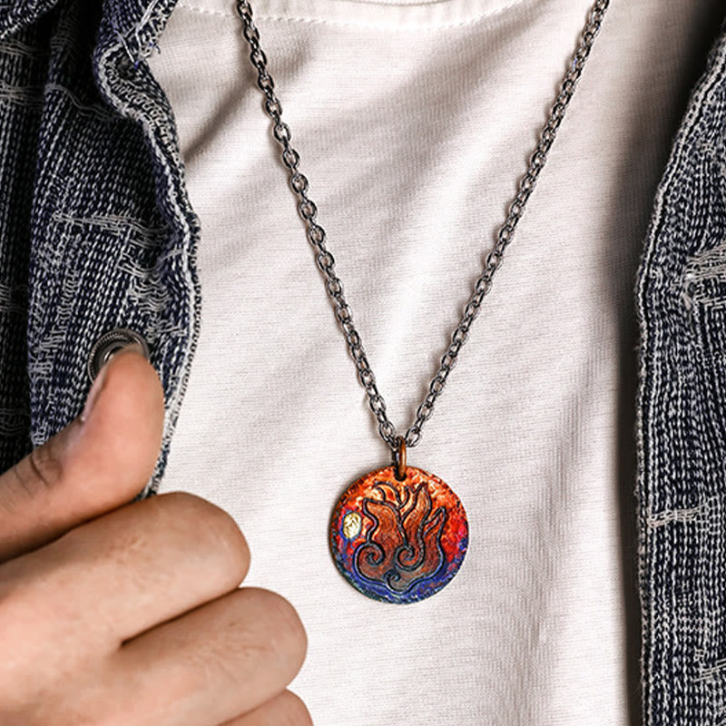 WorldNorse Fiery Flame Bright Necklace