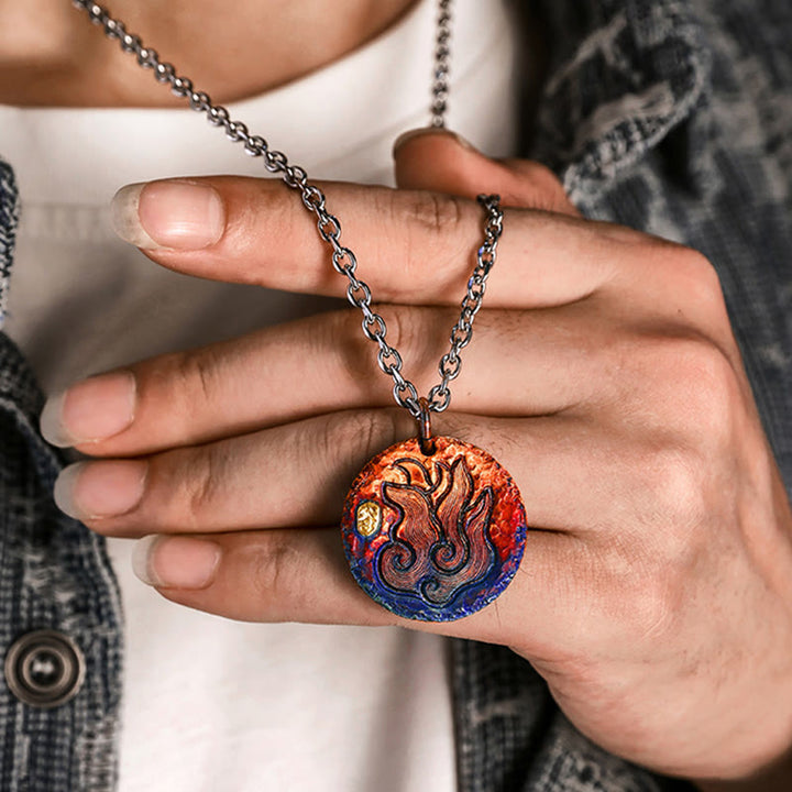 WorldNorse Fiery Flame Bright Necklace