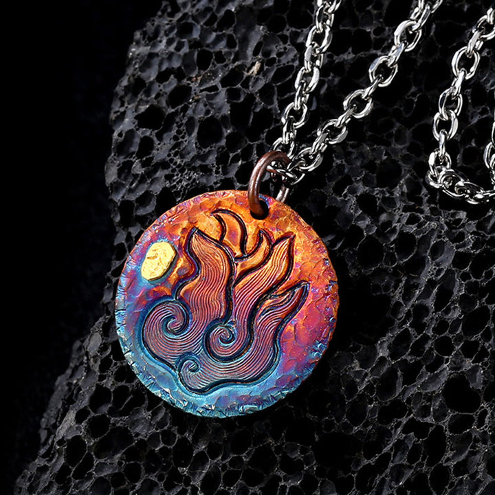 WorldNorse Fiery Flame Bright Necklace