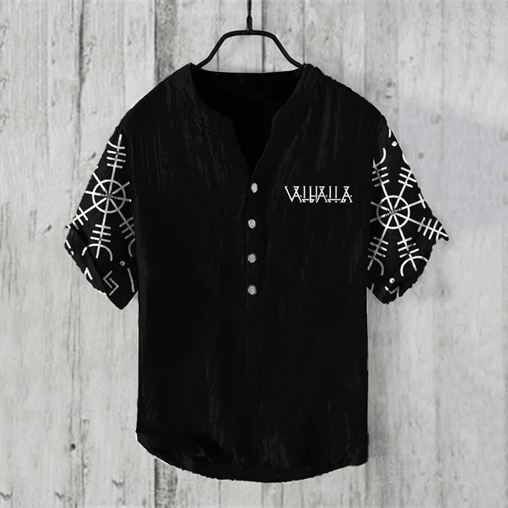 WorldNorse Valhalla Helm of Awe Casual Shirt - US/UK/AU50，EU60 (5XL) - image 1