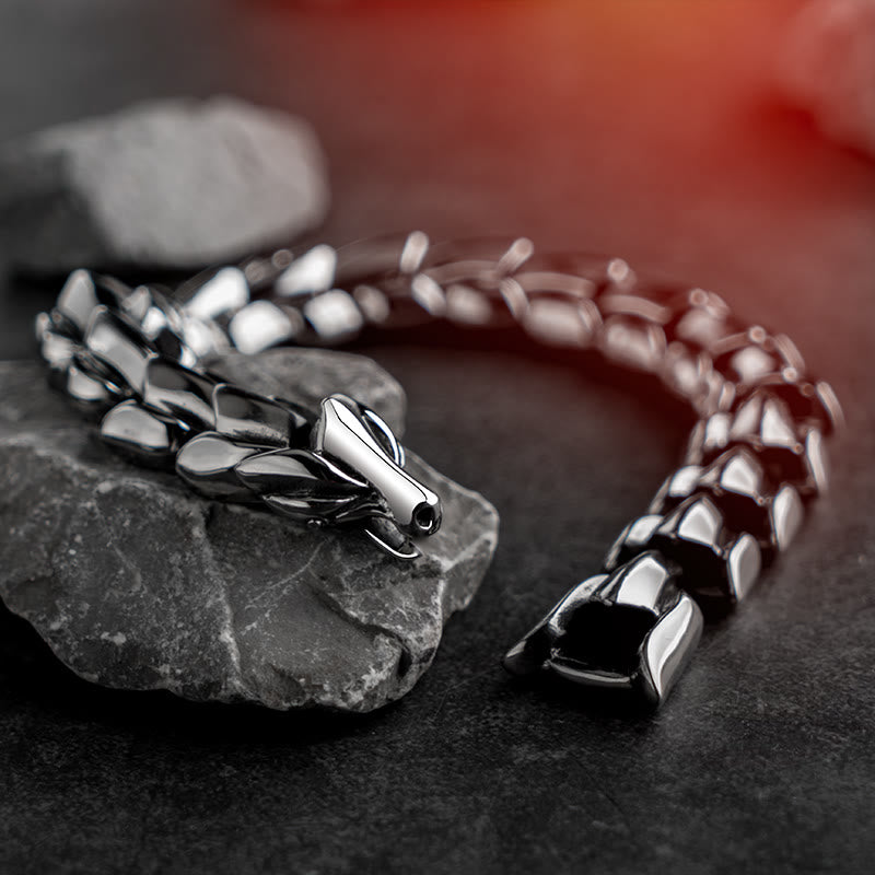 WorldNorse Handcrafted 925 Silver Protection Force Dragon Bracelet - image 11