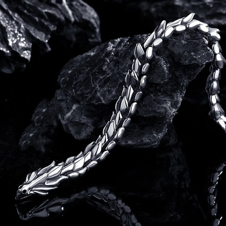 WorldNorse 925 Sterling Silver Protection Force Dragon Bracelet - image 14