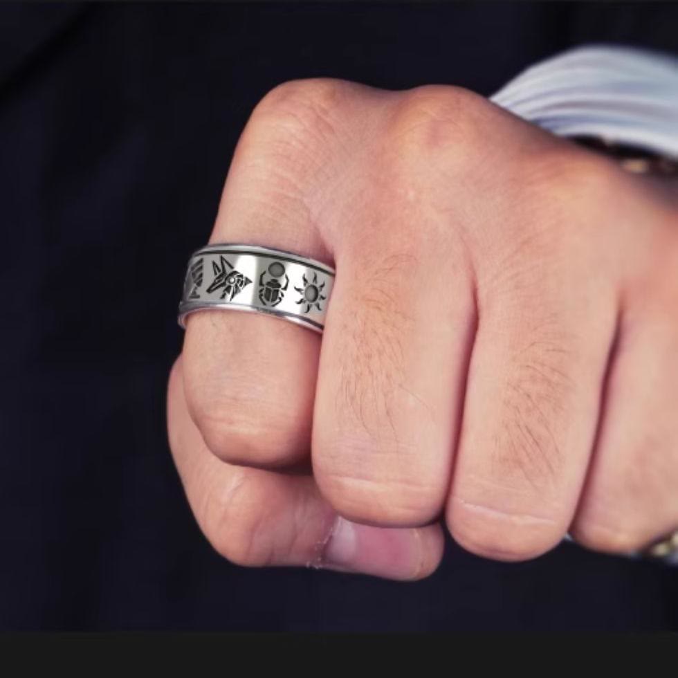 WorldNorse 925 Sterling Silver Runes Ring - image 4