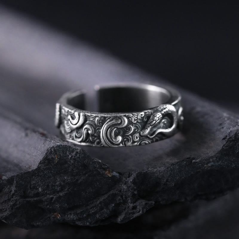 WorldNorse 925 Sterling Silver Retro Snake Ring - image 5
