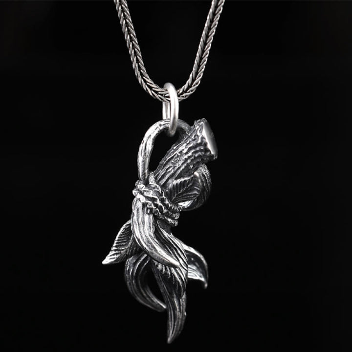 WorldNorse 925 Sterling Silver Deer Horns Necklace - image 5