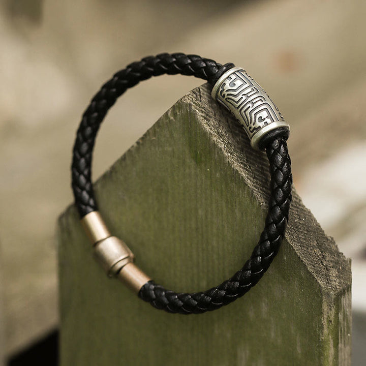 WorldNorse 925 Sterling Silver Taotie Bracelet - image 5