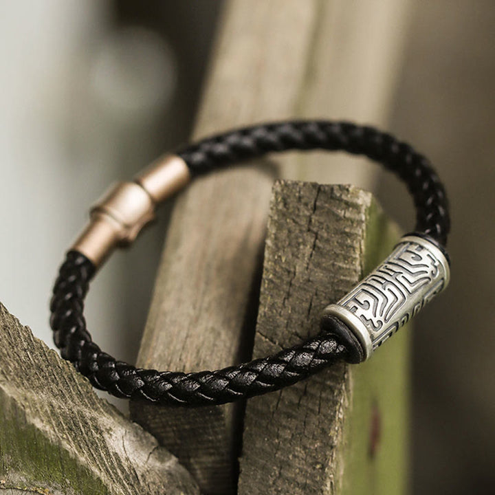 WorldNorse 925 Sterling Silver Taotie Bracelet - image 7