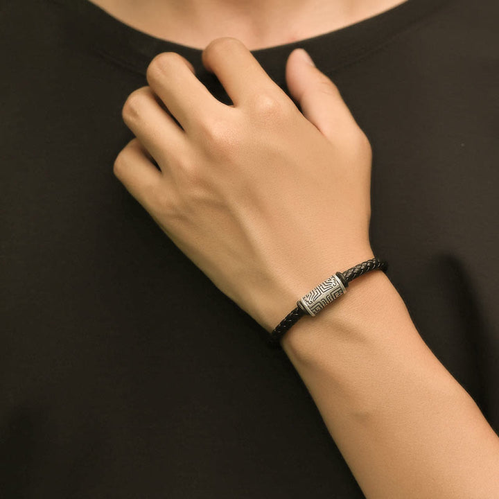 WorldNorse 925 Sterling Silver Taotie Bracelet - image 2