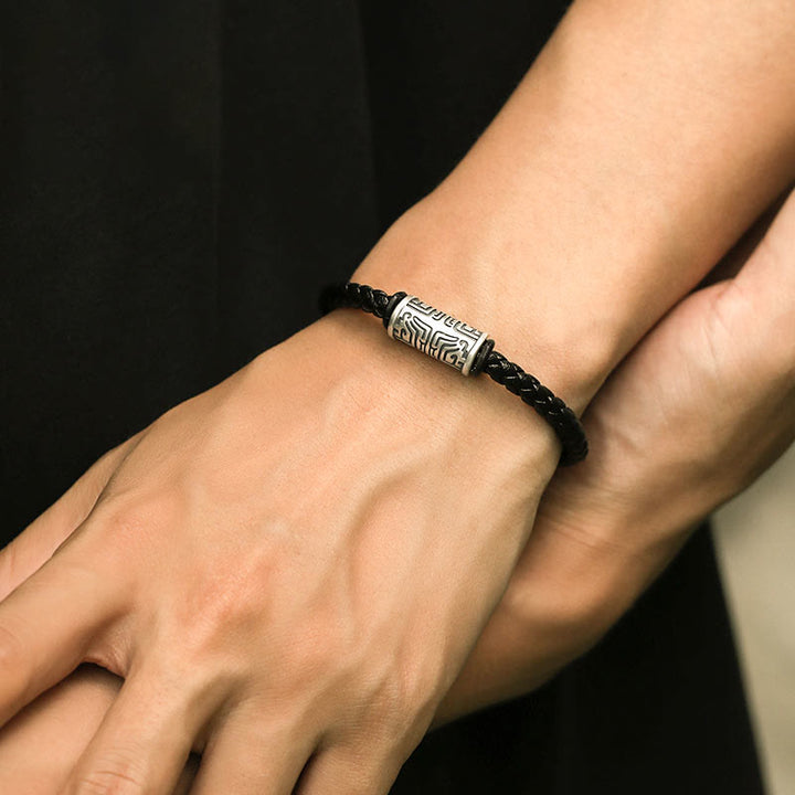 WorldNorse 925 Sterling Silver Taotie Bracelet - image 3