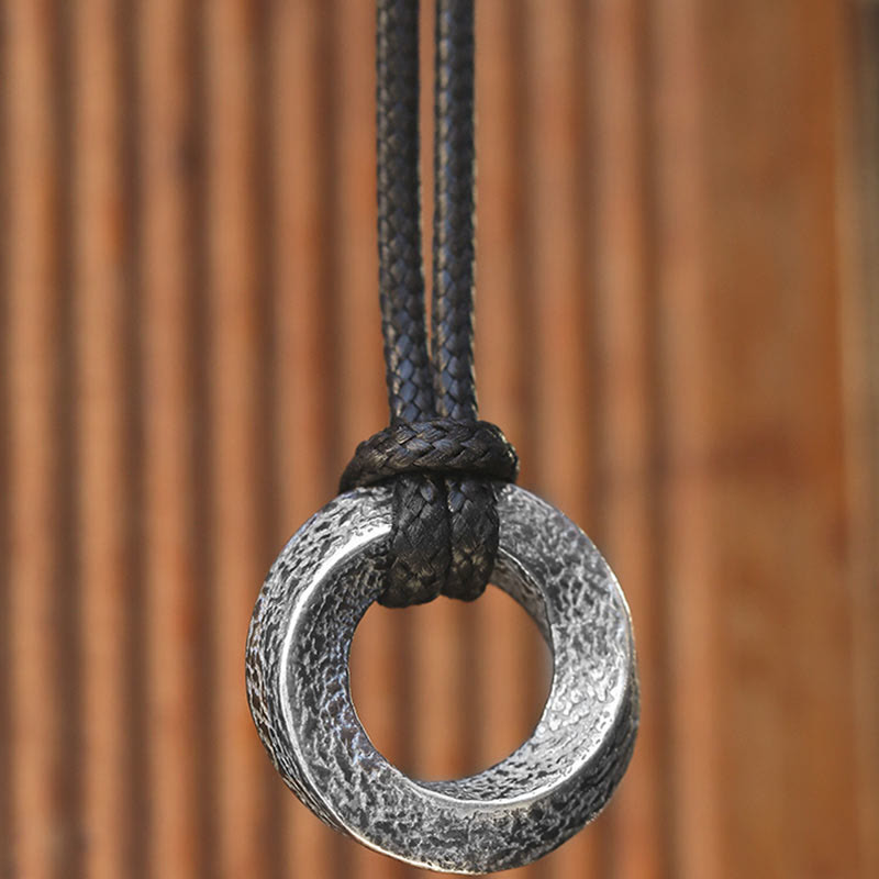 WorldNorse 925 Sterling Silver Mobius Strip Necklace - image 3