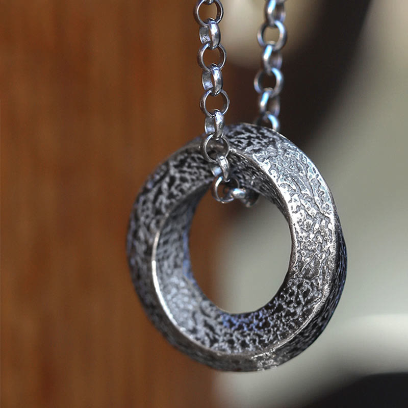 WorldNorse 925 Sterling Silver Mobius Strip Necklace - image 7