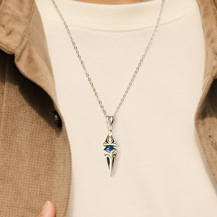 WorldNorse 925 Sterling Silver Starburst Necklace - image 6