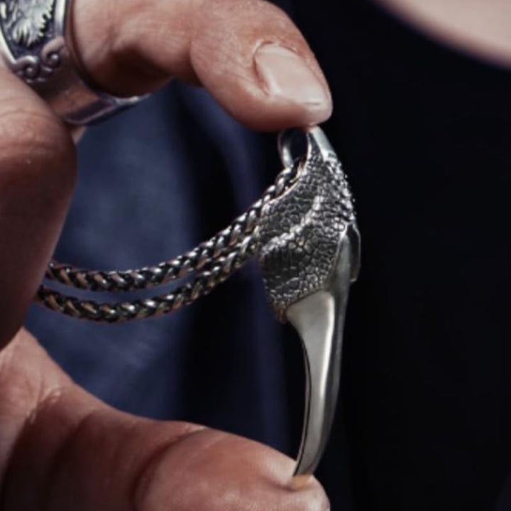 WorldNorse 925 Sterling Silver Norse Dragon Necklace - image 6